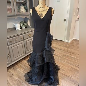 Black Calvin Klein formal gown